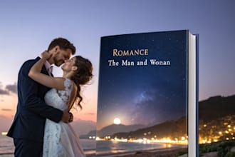 design professional romance book cover
