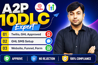 build ghl website for a2p 10dlc registration, ghl expert