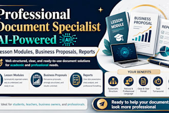 create professional ai assisted documents