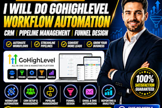 setup gohighlevel workflow automation crm pipeline management jobber integration