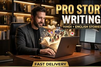 write engaging hindi and english stories for youtube
