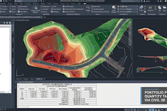 do civil 3d earthworks and autocad drafting