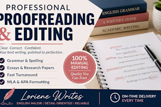 proofread and edit your essay article and or blog post