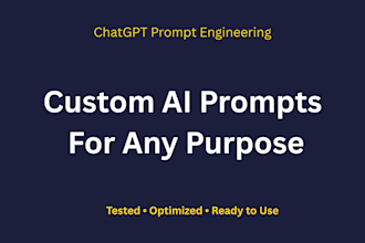 create custom chatgpt prompts for your business