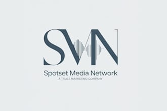 design next wave spot set media network logo