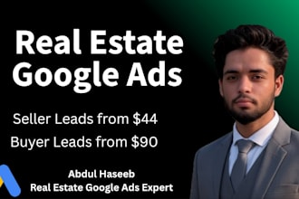 l setup google ads PPC campaigns for real estate lead generation
