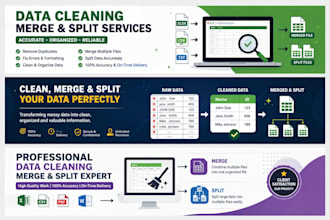 cleaning, formatting, merge, excel data