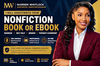 ghostwrite your nonfiction book or ebook