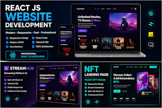 create a responsive react js website