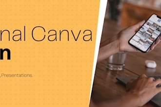 design professional canva posts, flyers and menus
