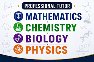 offer professional online tutoring for math,chemistry, biology physics
