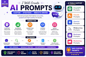 be your ai prompt engineer for chatgpt, claude and gemini
