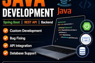 develop, fix, and debug java applications and spring boot projects