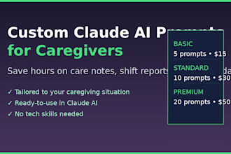 create custom claude ai prompts for caregivers to save time on documentation