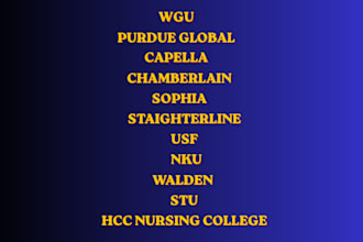 do sophia studycom purdue straighterline wgu teas nursing hess capella walden