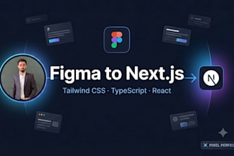 convert figma to nextjs and tailwind CSS website