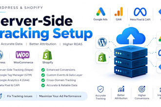 setup facebook pixel, meta conversion API and GTM server side tracking