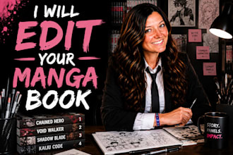 edit your manga book