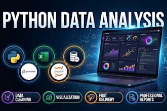 do python data analysis, data cleaning and visualization