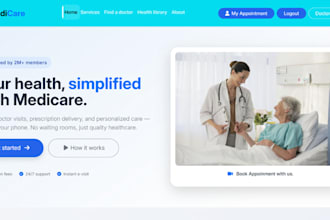 develop a mern hospital management system website