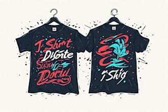 design custom typography t shirt and graphic t shirt