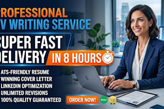create professional cv service with super fast delivery ats friendly resume