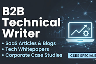 write expert b2b tech content and software articles