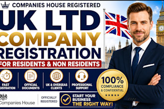 register UK ltd company for residents and non residents
