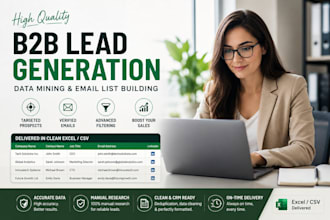 do GEO targeted linkedin, b2b lead generation for any niche