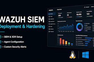 deploy, configure and harden wazuh siem for your infrastructure