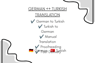 translate german to turkish and turkish to german