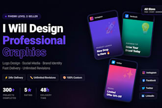 design professional youtube thumbnails, banners,  and profile