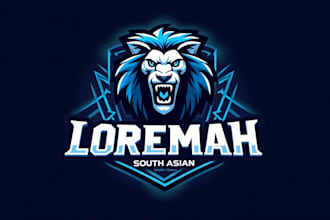 design awesome lion head logo just in 12 hours