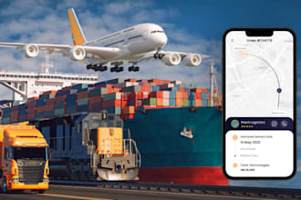 build ai transport and logistics delivery app fleet management app tracking app