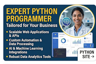 build a python web app for your business