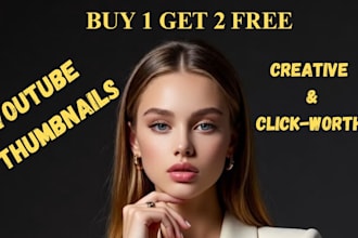 design eye catching  creative thumbnails