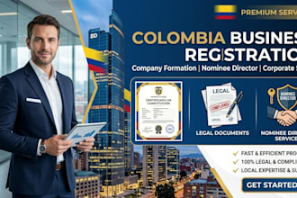 provide colombia nominee director colombia business registration