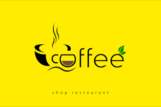 create food restaurant coffee shop branding logo design