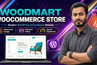 customize woodmart theme and setup woocommerce store