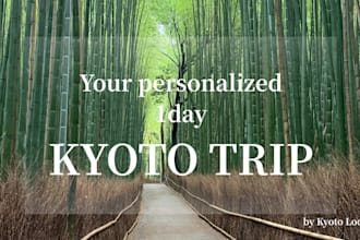 create a personalized kyoto travel as a local insider