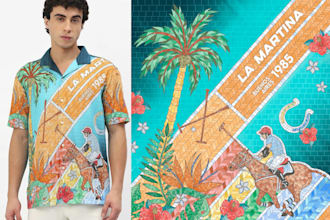 seamless or placement textile print design or illustrations