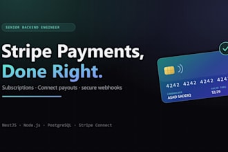 integrate stripe payments subscriptions and stripe connect payouts
