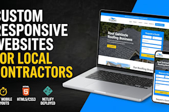 build responsive contractor website for local business
