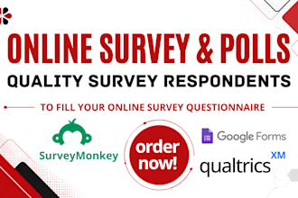 gather real survey respondents to fill online survey forms and polls