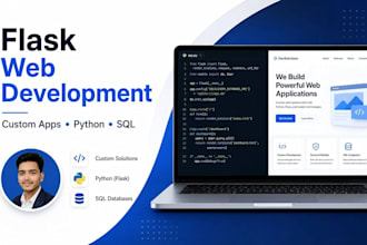 build a custom web application with database integration