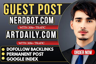 do guest posts on nerdbot,com and artdaily