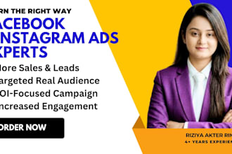 be your facebook and instagram ads expert