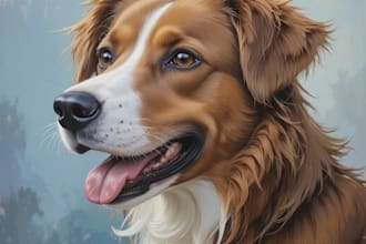 paint stunning pet portrait
