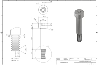 create 2d mechanical cad drawings inventor