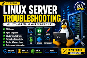 troubleshoot and fix linux server issues